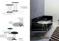 Wire Cross Table & Side Table